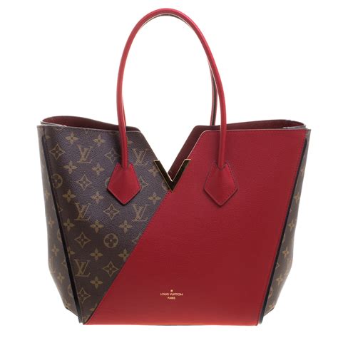 louis vuitton black and red purse